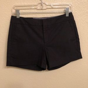 Banana Republic Black Hampton Fit Shorts Sz 2 NWT